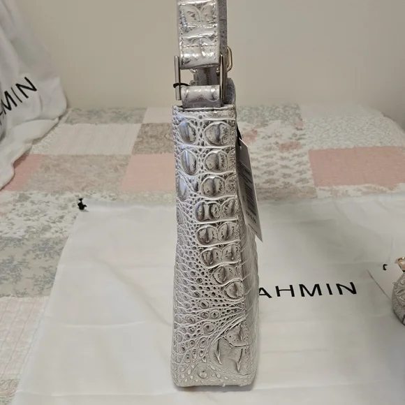 Brahmin Abbott Shoulder Bag In Ivory Dream Melbourne. NWT - Picture 8 of 16